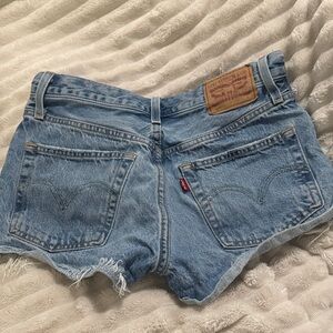 Levi's Light Blue Jean Shorts for Women